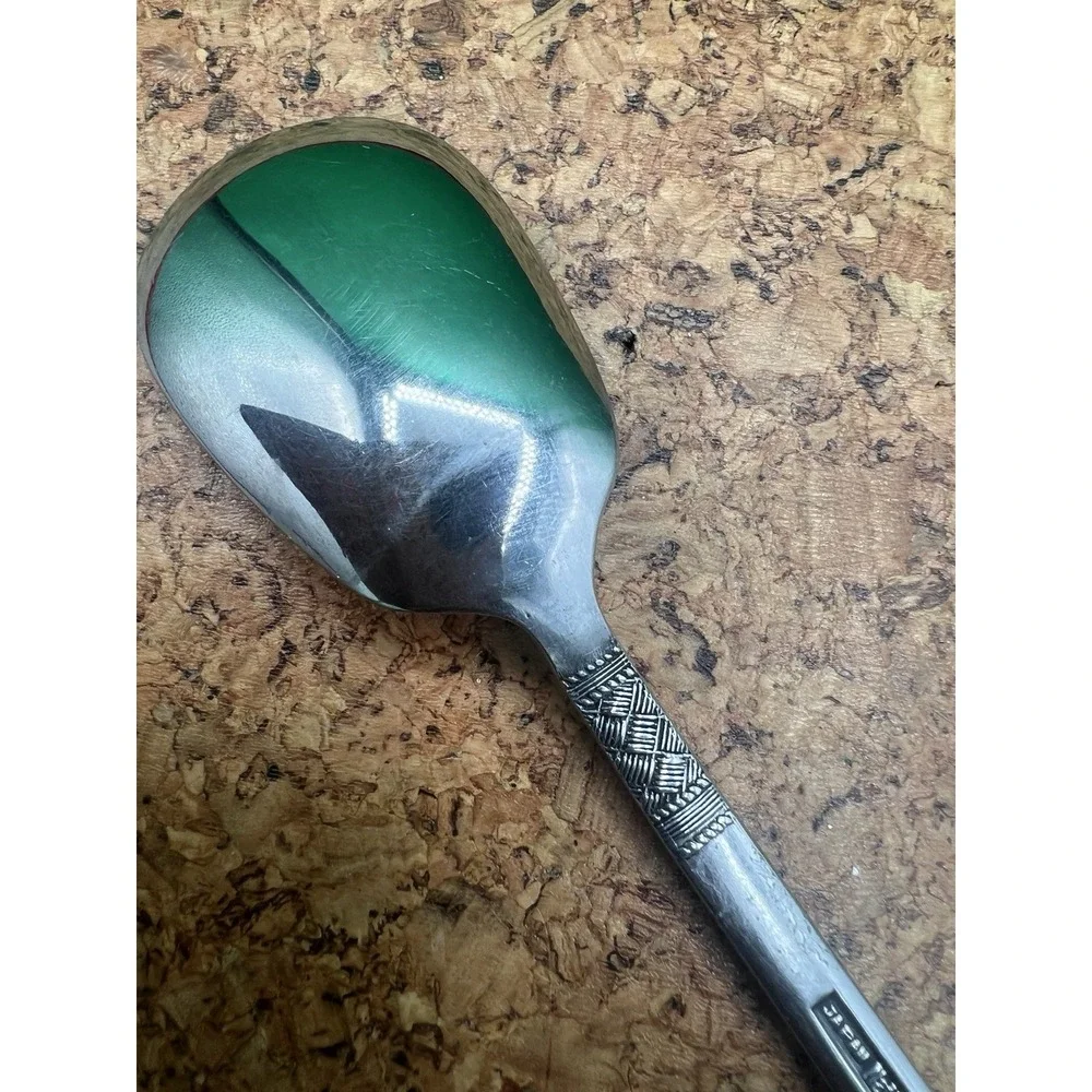 National TRACERY Stainless NS Japan‎ Basket Weave Silverware teaspoon Flatware